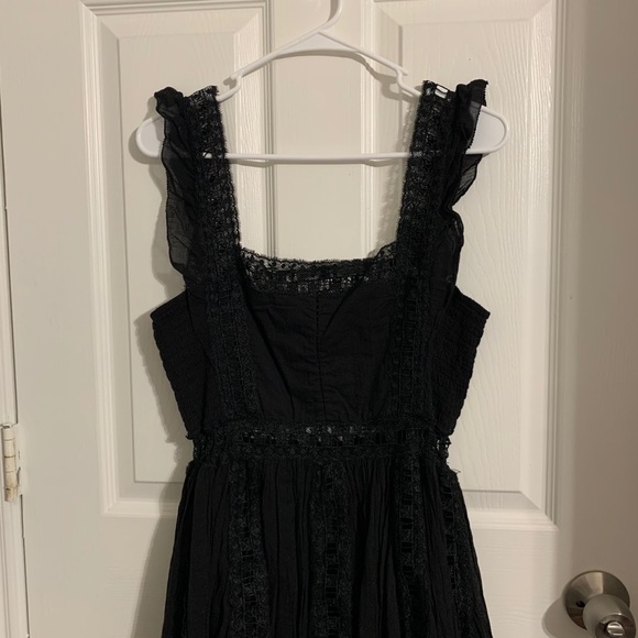 - NWT Free People Verona Dress Black - Picture 14 of 16